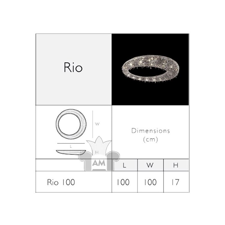 Люстра Manooi Rio 100