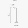 Настольная лампа Vibia Pin 1650 Green