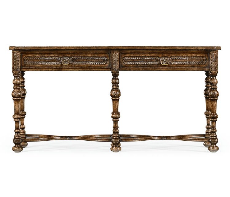 Декоративный стол Jonathan Charles Chip Carved Dark Oak Console