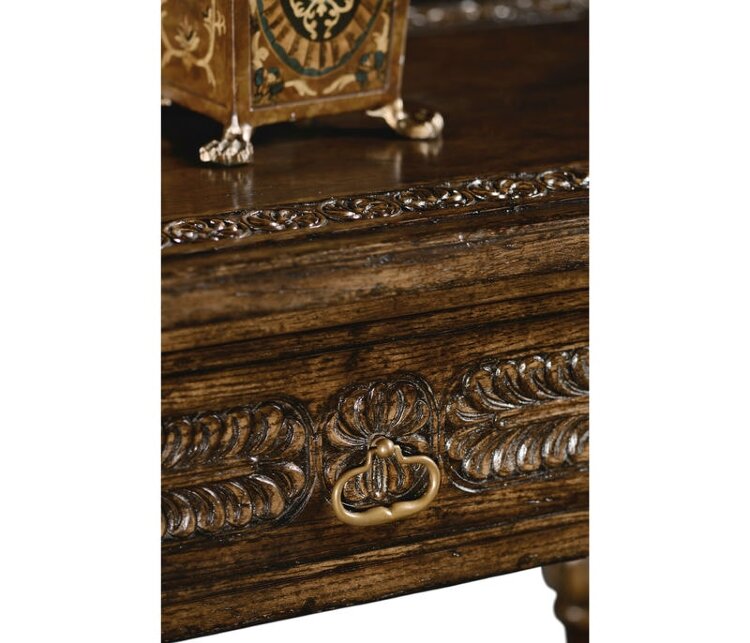 Декоративный стол Jonathan Charles Chip Carved Dark Oak Console