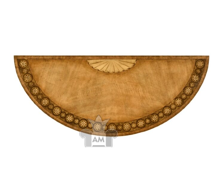 Консоль Jonathan Charles Gilded Demilune Console Table 493226-GIL