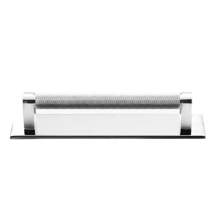 Ручка-скоба Restoration Hardware Lambeth Knurled L.10.2 Polished Chrome