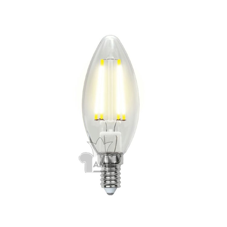 Лампа светодиодная Uniel LED-C35-6W/4000K/E14/CL/SLF