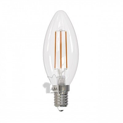 Лампа светодиодная Uniel LED-C35-6W/4000K/E14/CL/SLF