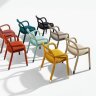 Стул Midj Pippi P R_TS Ocher yellow
