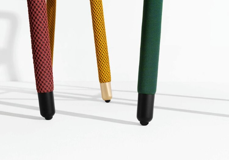 Стул Midj Pippi P R_TS Ocher yellow