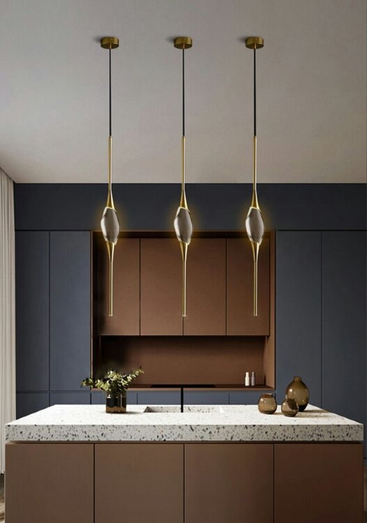 Подвесной светильник Delight Collection Pezzo 1 gold