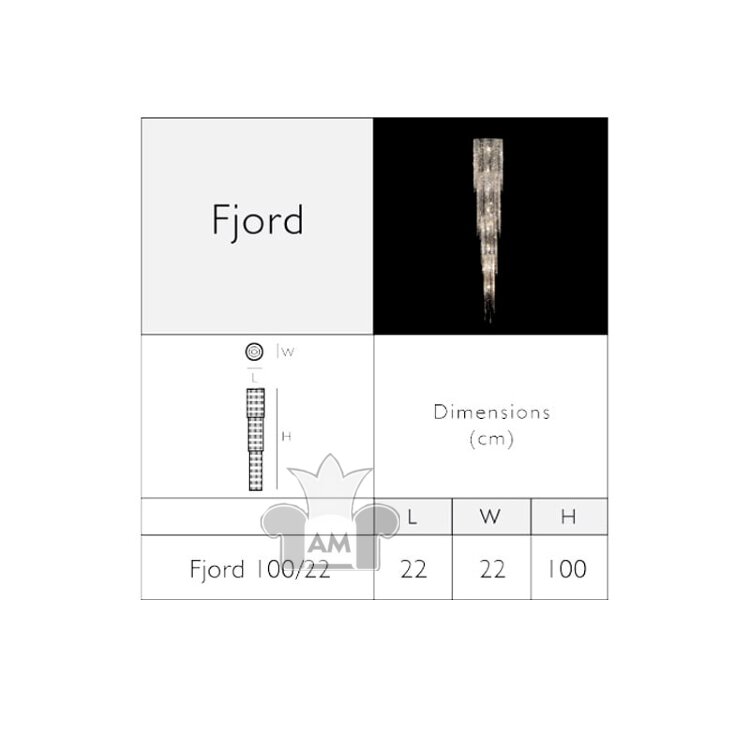 Подвесной светильник Manooi Fjord 100/22