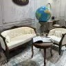 Столик журнальный Контемпоран Simex круглый из массива дерева
