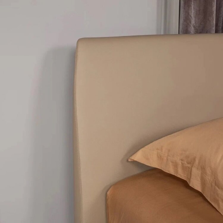 Кровать MOD Interiors Ronda, 180х200, орех F, экокожа 63, MDI.BD.RD.122