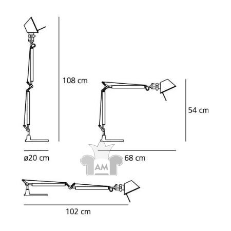 Основание под светильник Artemide A008610