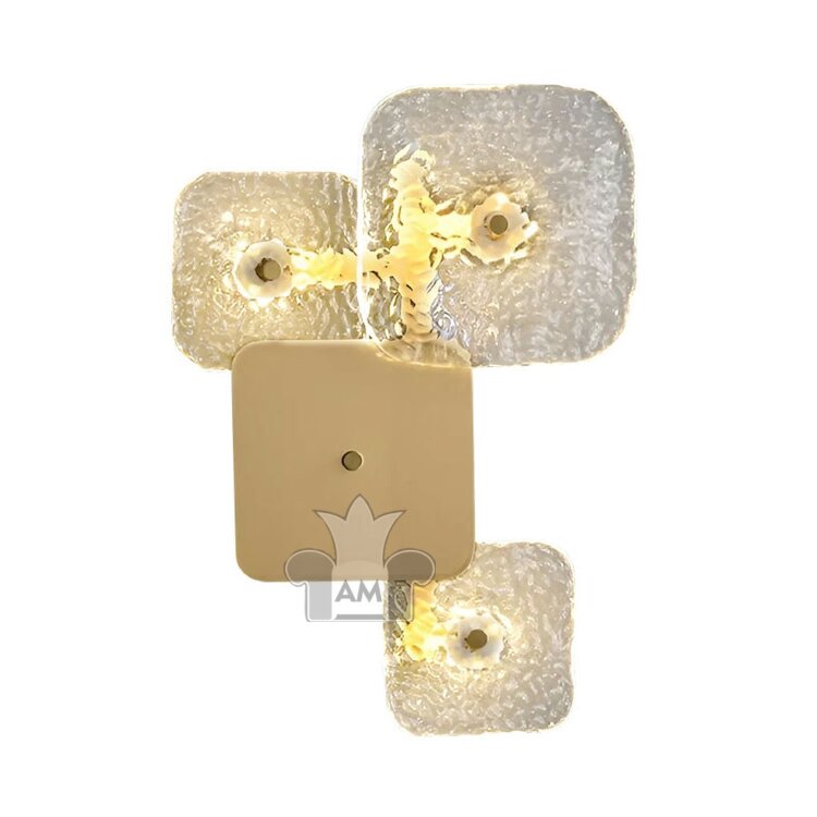 Настенный светильник Delight Collection MT9050-3W brass
