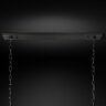Люстра Restoration Hardware 1920s Odeon Clear Glass Fringe Rectangular 59" Grey Iron