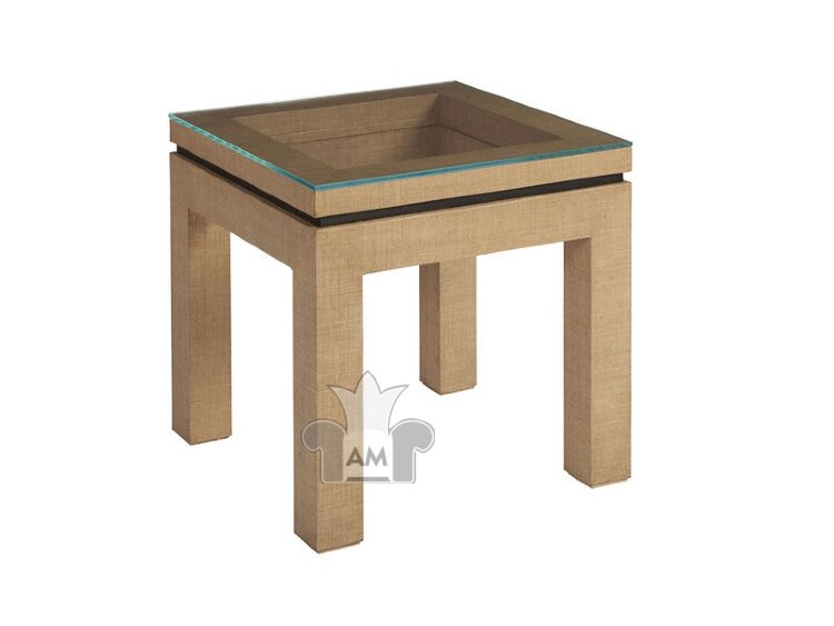 Декоративный стол LEXINGTON HARBOR RAFFIA LAMP TABLE