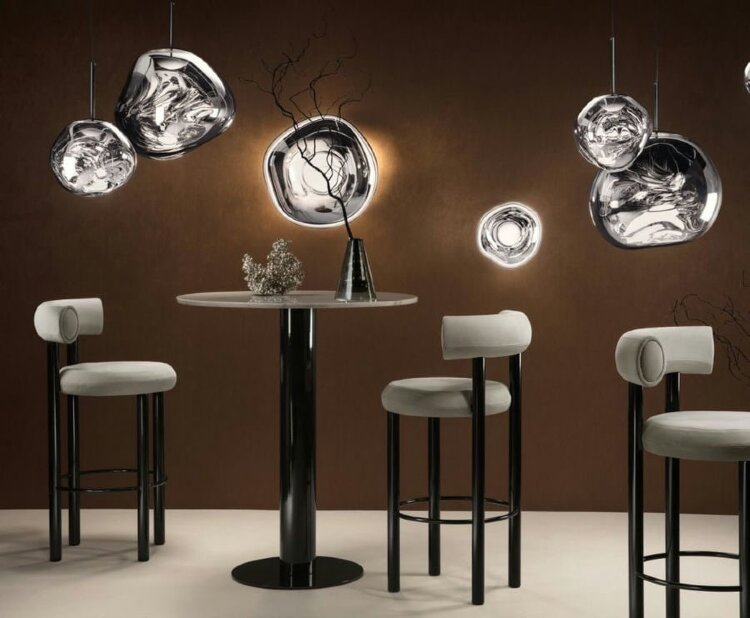 Настенный/Потолочный светильник Tom Dixon Melt LED Surface Chrome