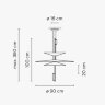 Подвесной светильник Vibia Flamingo 1530 Graphite Подвесной светильник Vibia Flamingo 1530 Graphite
