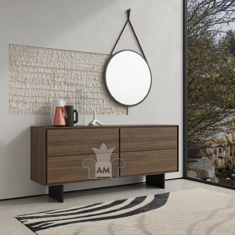 Комод MOD Interiors Miramar, четыре ящика, Орех F (V36F), MDI.SB.MRM.64