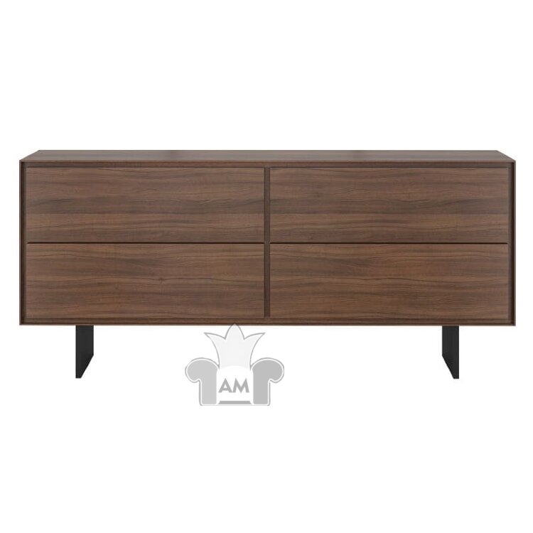Комод MOD Interiors Miramar, четыре ящика, Орех F (V36F), MDI.SB.MRM.64