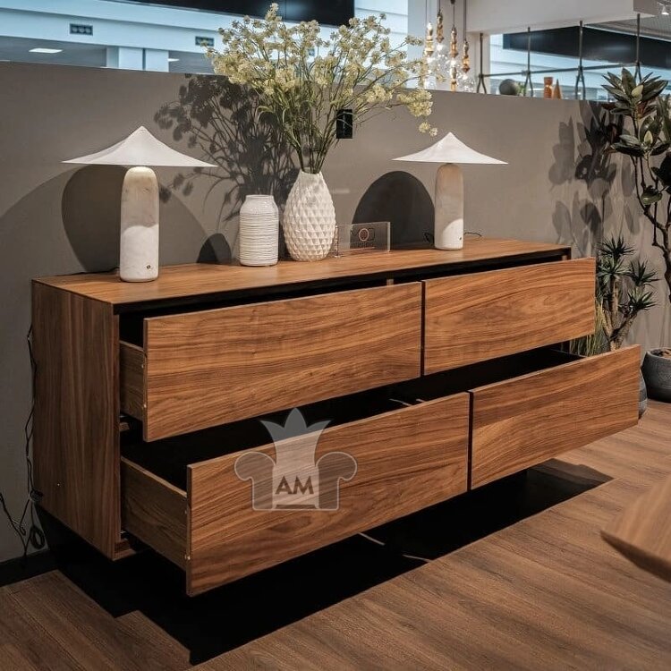 Комод MOD Interiors Miramar, четыре ящика, Орех F (V36F), MDI.SB.MRM.64