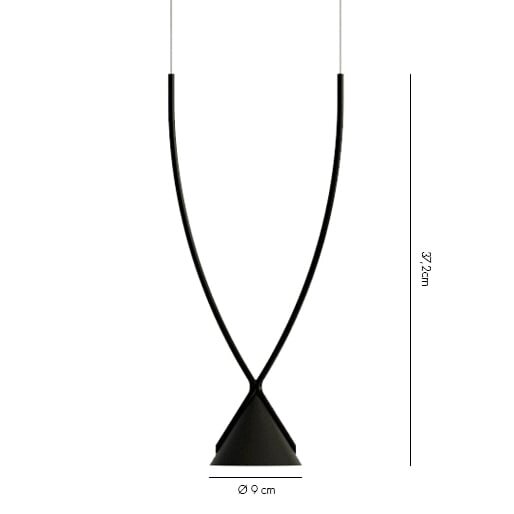Подвесной светильник Axo Light Jewel 1 black