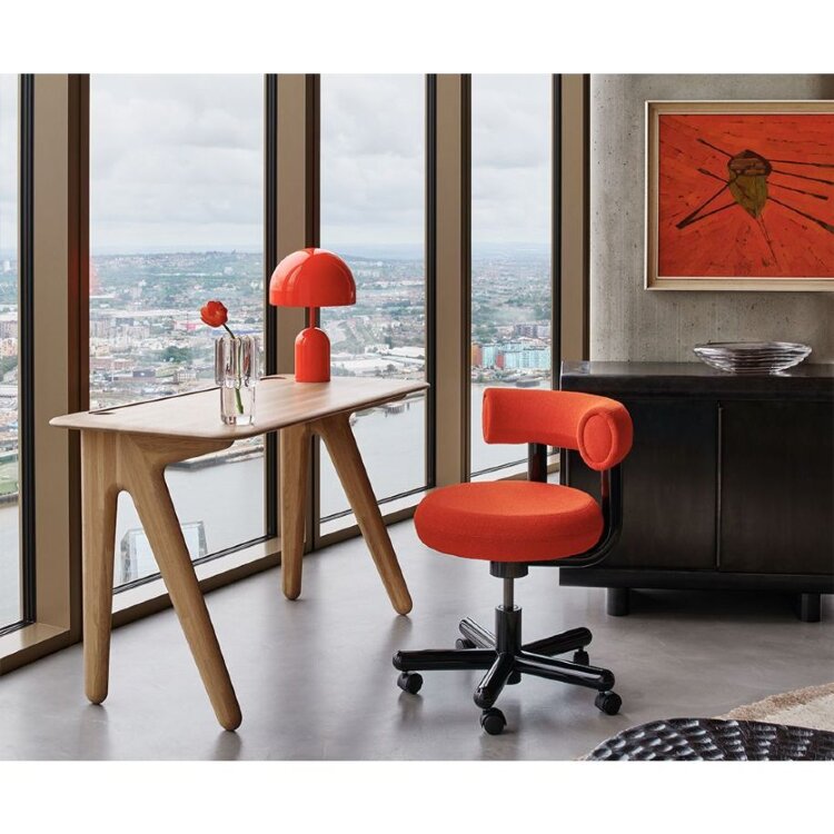 Стул Tom Dixon Fat Work Boucle Grey