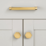 Ручка-скоба Restoration Hardware Lambeth Hexagonal L.10.2cm Lacquered Burnished Brass