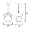 Фонарь LEDS C4 00-9350-18-AA