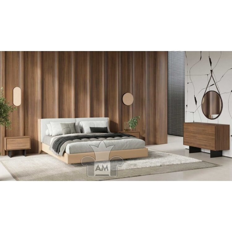 Комод MOD Interiors Miramar, три ящика, Орех F (V36F), MDI.CHD.MRM.4