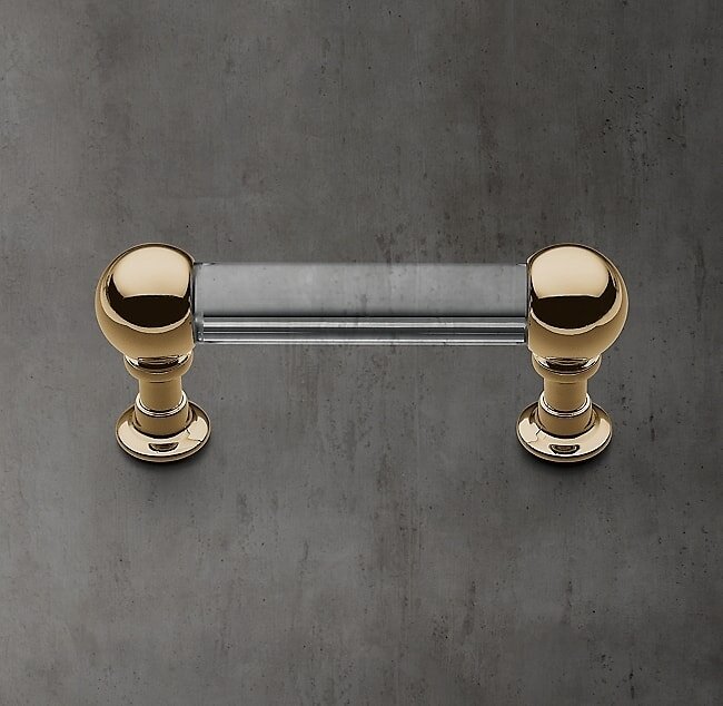 Ручка-скоба Restoration Hardware Vintage L.15.2 Aged Brass