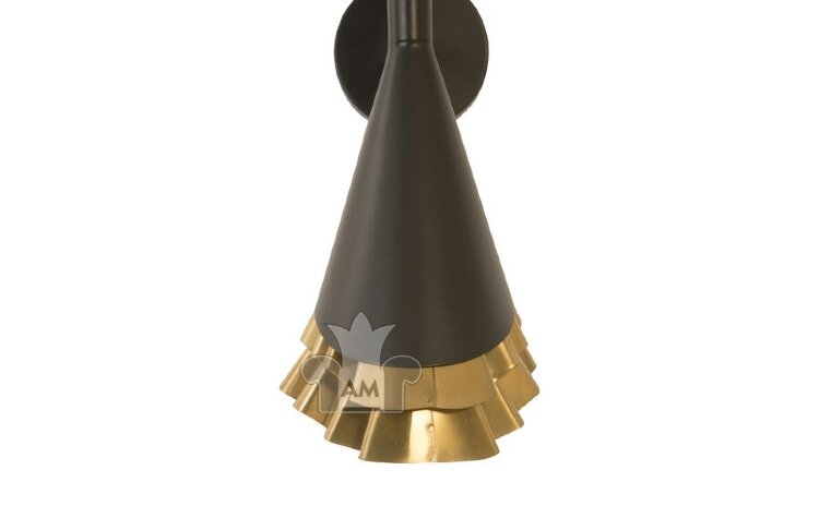 Бра Phillips Collection Ruffle Wall Sconce Black