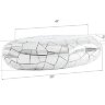 Коктейльный стол Phillips Collection Crazy Cut Oblong Coffee Table