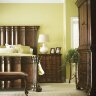 Банкетка Jonathan Charles French Provincial Walnut Leather Bench Банкетка Jonathan Charles French Provincial Walnut Leather Bench