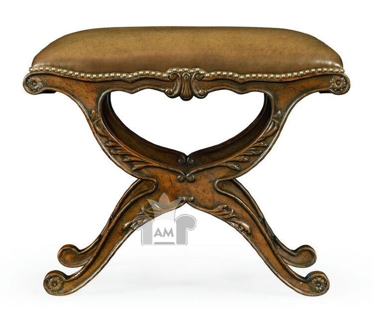 Банкетка Jonathan Charles Neo–classical X–frame Stool