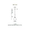 Подвесной светильник Light4 Carnival SO 1L B crystal