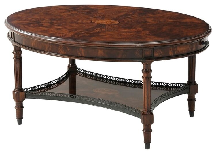 Коктейльный стол Theodore Alexander THE GALLERIED COCKTAIL TABLE