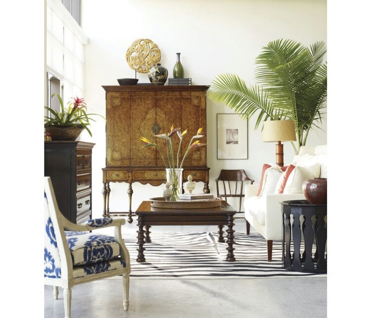 Офисное кресло Jonathan Charles Walnut Smokers Armchair