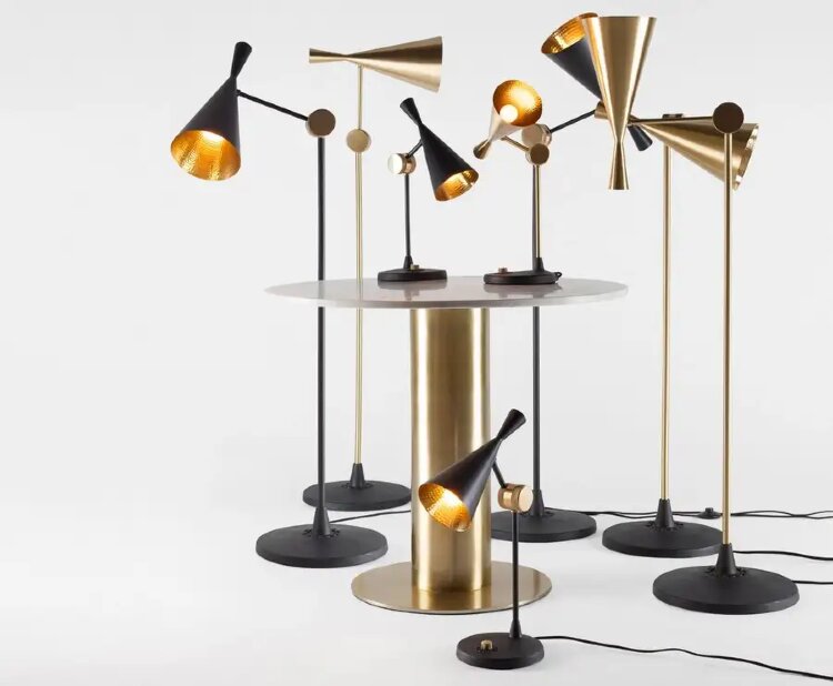 Настольная лампа Tom Dixon Beat Black LED