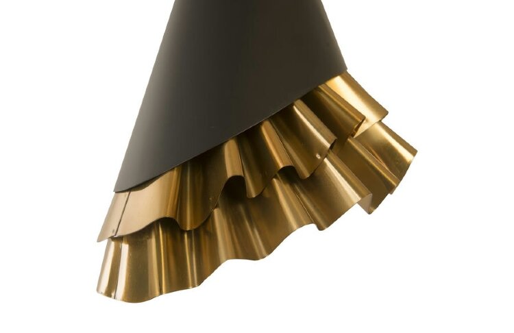 Люстра Phillips Collection Ruffle Pendant Black