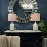 Лампа настольная плафон светло-серый Д30 В62(2) Garda Decor 22-87755