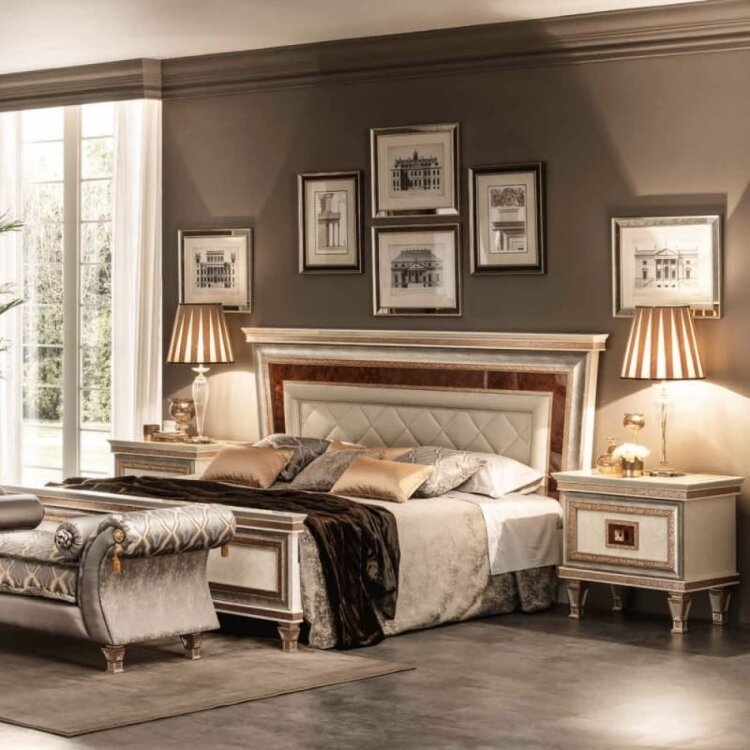 Кровать 160х200 Arredo Classic Dolce Vita (Дольче Вита), Queen Size, мягкое изголовье, 251