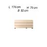 Комод Status Perla PLBWLCM01