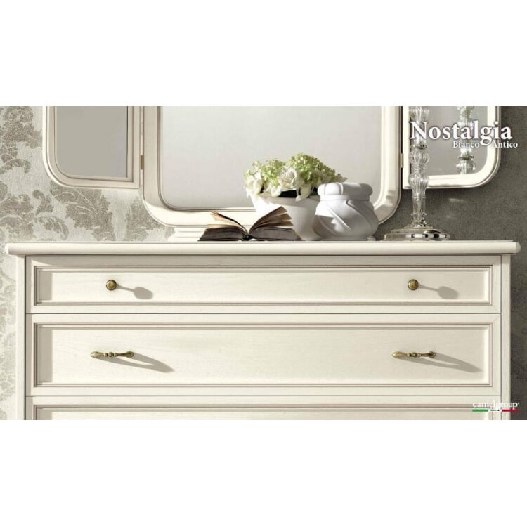 Комод Camelgroup Nostalgia Bianco Antico, низкий, 085CMS.11BA