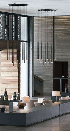 Подвесной светильник Vibia Slim 0917 Black carbon