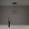 Подвесной светильник Vibia Slim 0917 Black carbon