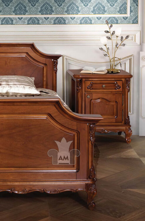 Кровать двуспальная Роял Simex 160х200 из массива дерева