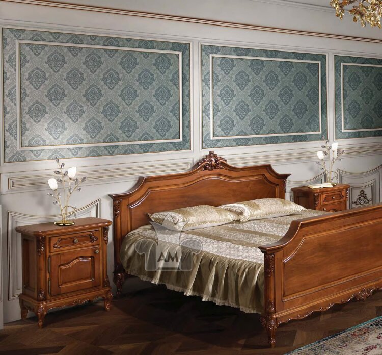 Кровать двуспальная Роял Simex 160х200 из массива дерева