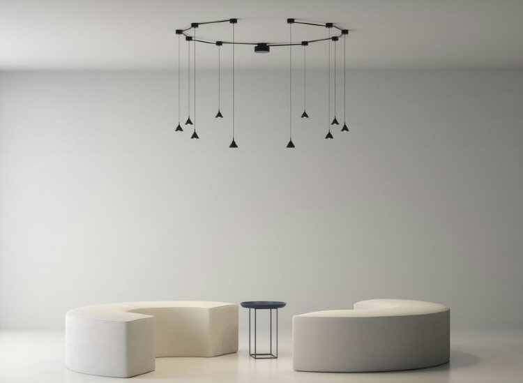 Потолочный светильник Axo Light Pivot PL 3 Black