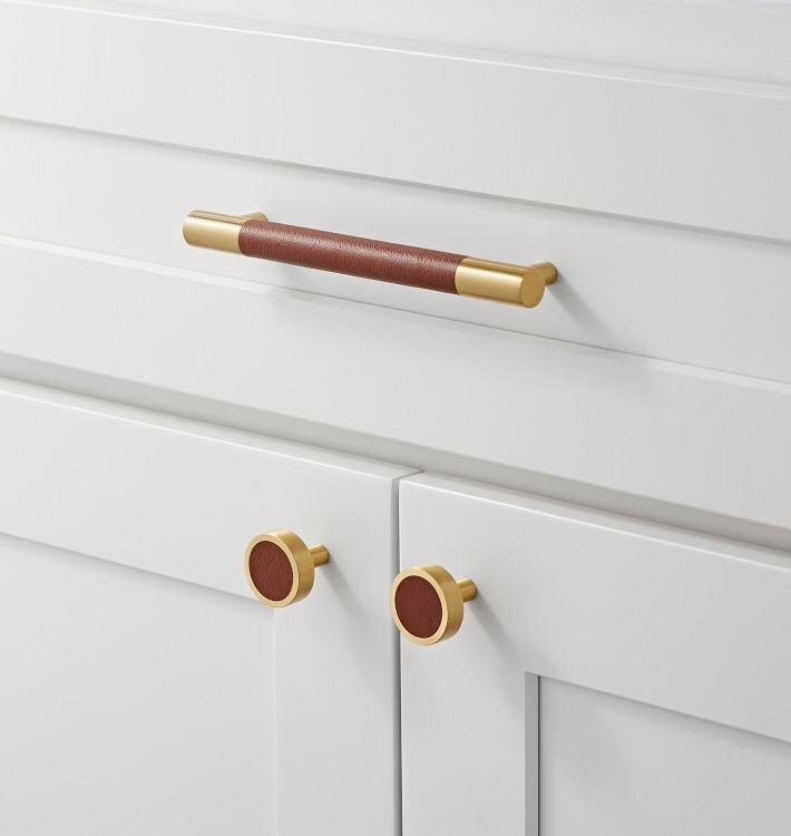 Ручка-скоба Rejuvenation Kennaston L.12.7cm Satin Brass