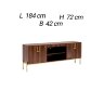 Тумба ТВ Alf Group Mid Century KJDT631