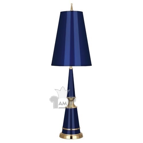 Настольная лампа Robert Abbey Versailles 10" Table Lamp Navy/Brass
